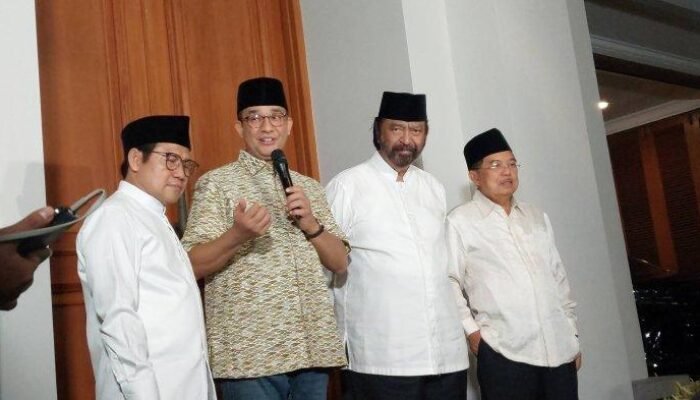 Anies-Muhaimin, Surya Paloh, and Jusuf Kalla